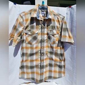 Carhartt Men's Casual Plaid Button Down Shirt Sz L Tall See Pictures For details